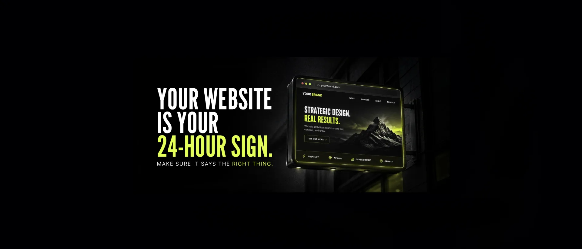 Your Website Is Your 24-Hour Sign. Make Sure It Says the Right Thing.