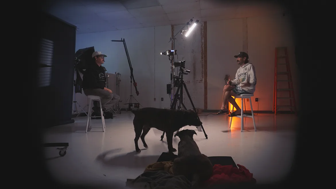 The Style Driven team on a production