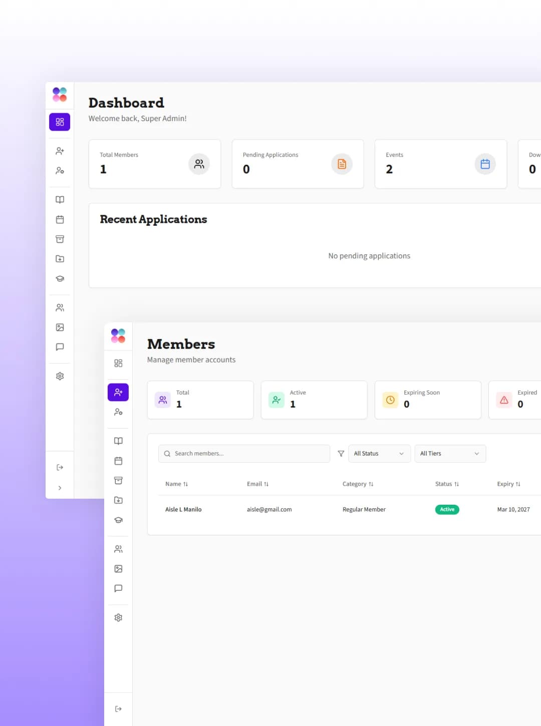UI + UX Design & Web System gallery 1