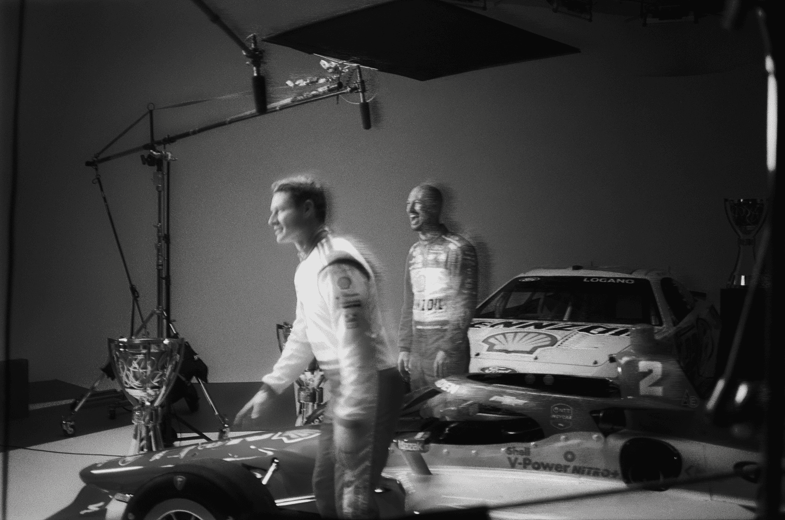 Creative production crew on location