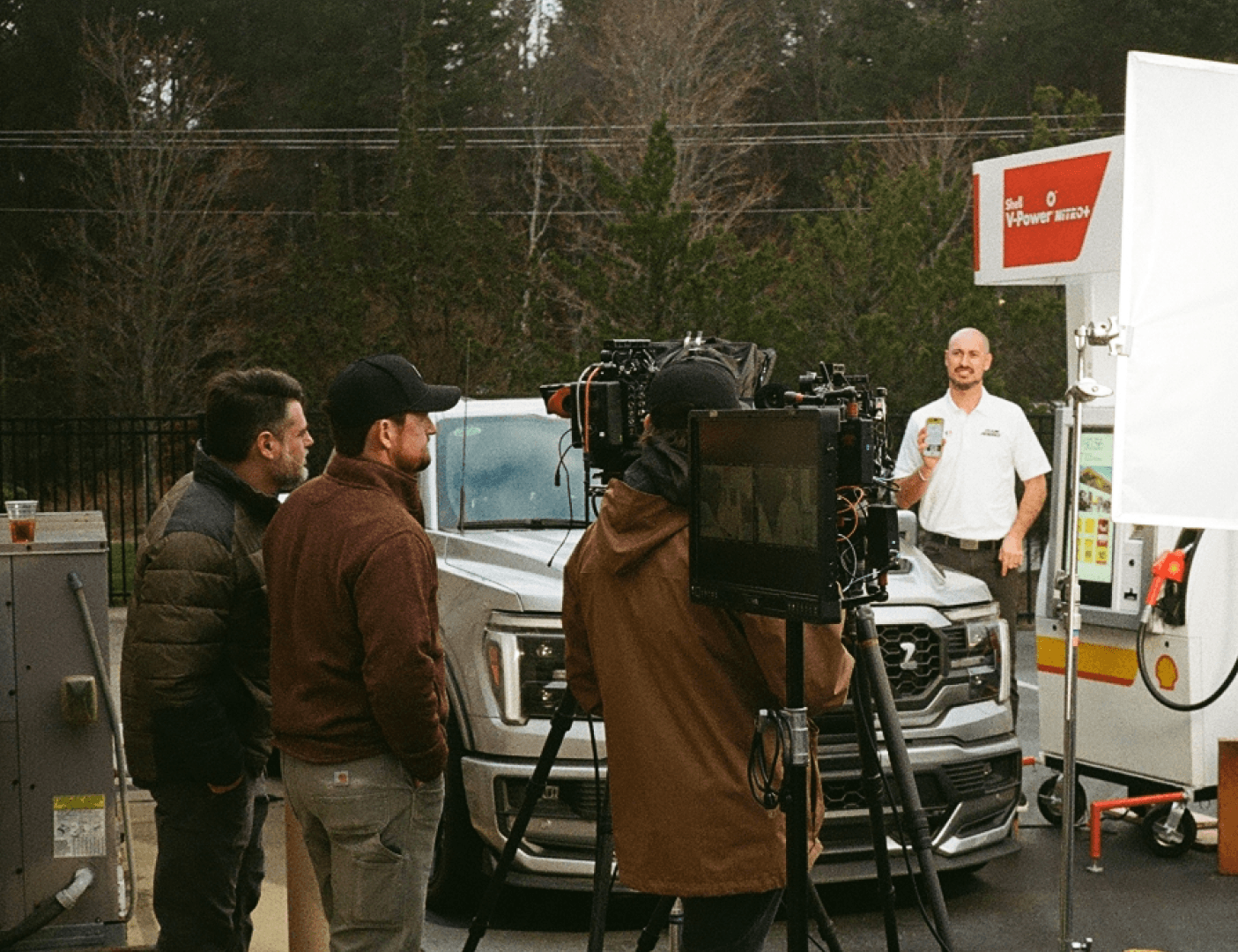 Behind the scenes of a photo production