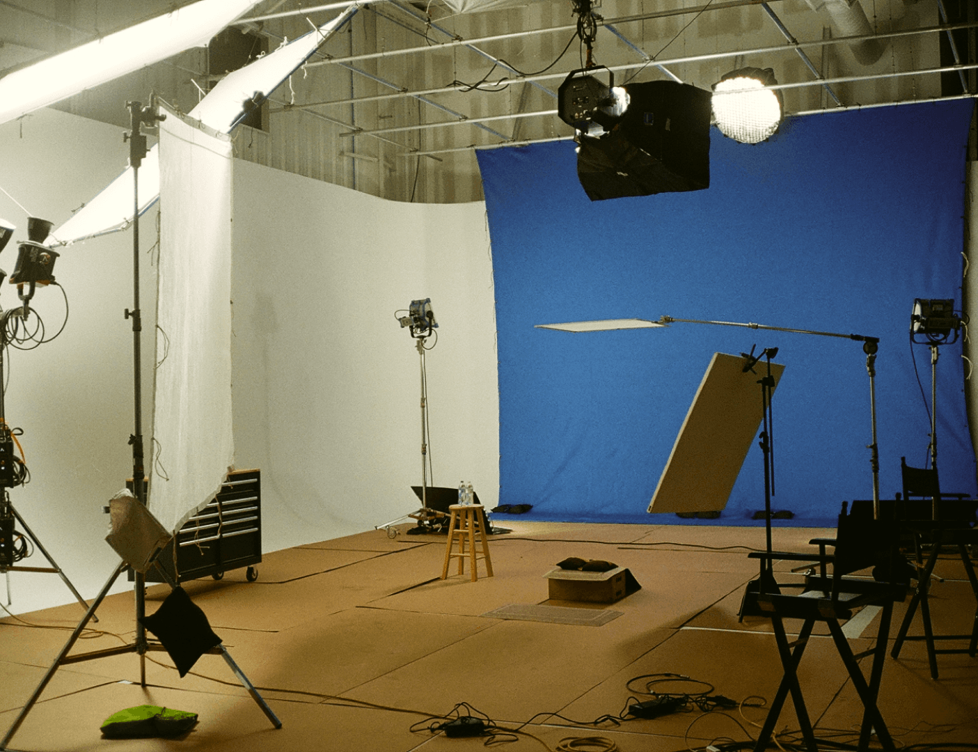 Creative workspace with design tools